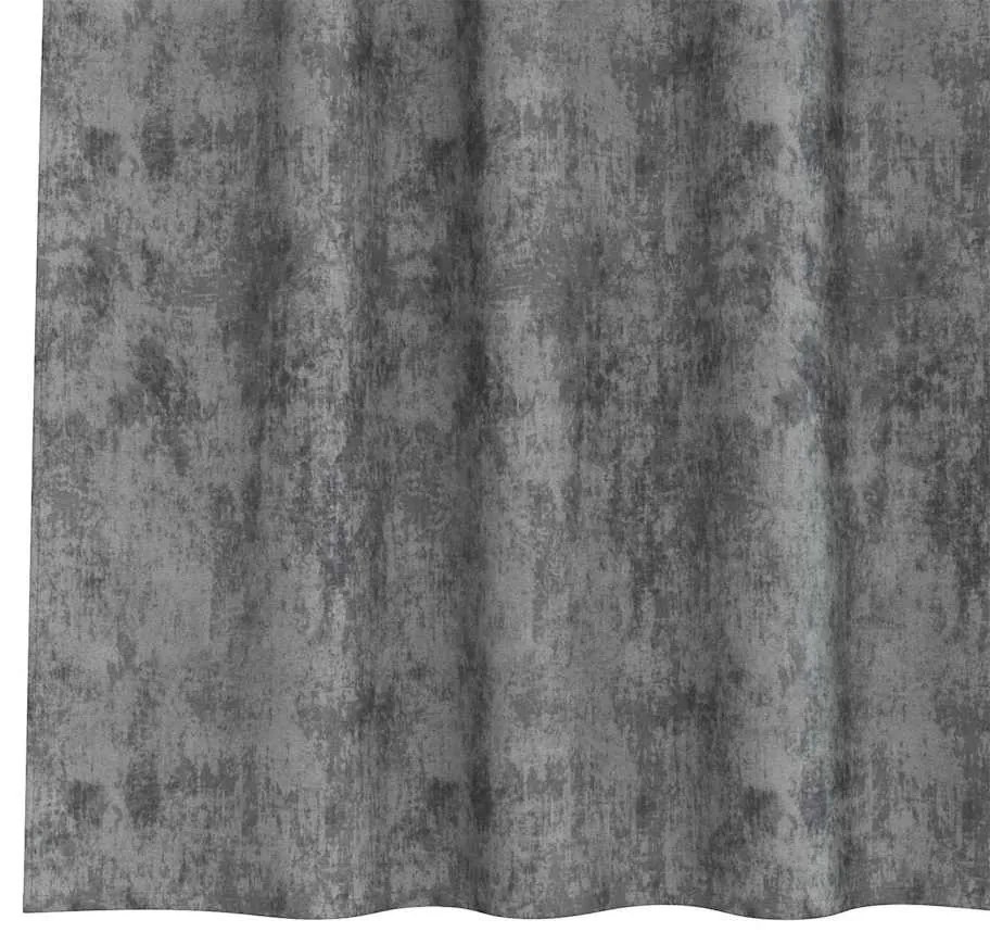 vidaXL Κουρτίνα με κουρτίνες 2 pcs Γκρι 225 x 140 εκ. Βελούδο