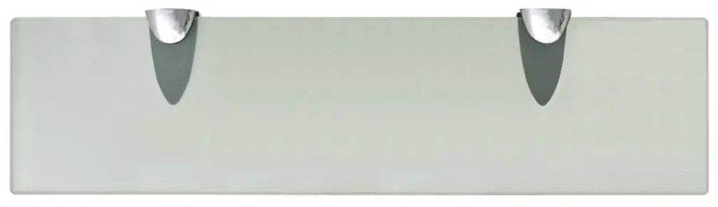 vidaXL Ράφια Τοίχου 2 τεμ. 8 χιλ. 40 x 10 εκ. Γυάλινα