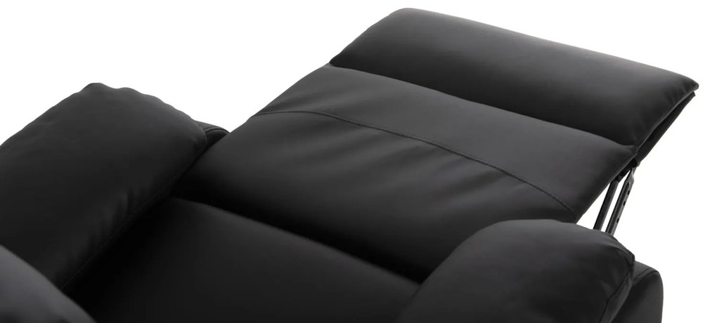 ΠΟΛΥΘΡΟΝΑ ΜΑΣΑΖ YASUMU  ΜΑΥΡΟ PU 80x93x100Υεκ. 80x93x100 εκ.