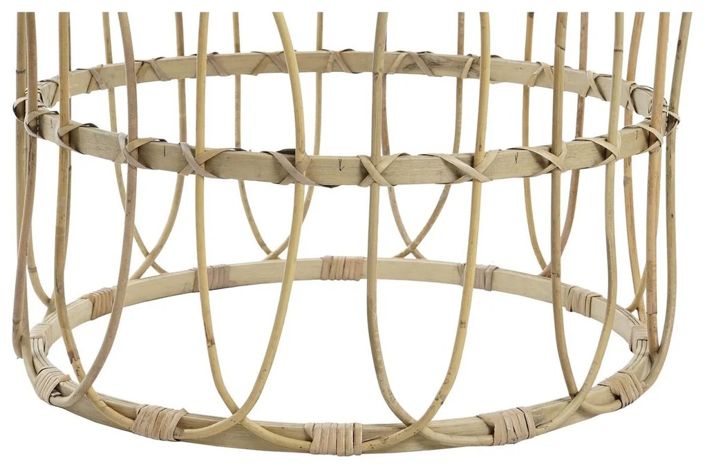 Σετ με 2 τραπέζια DKD Home Decor Καφέ 50 x 50 x 40 cm 50 x 50 x 41,5 cm