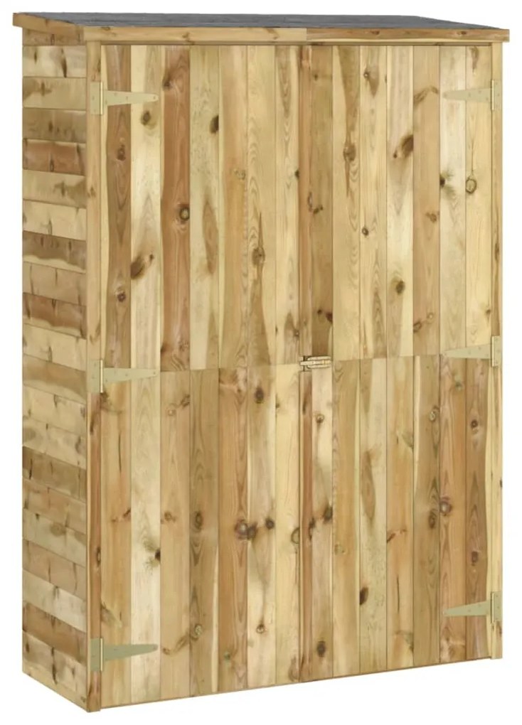 vidaXL Αποθήκη Εργαλείων Κήπου 123x45x171 εκ. Εμποτισμένο Μασίφ Πεύκο