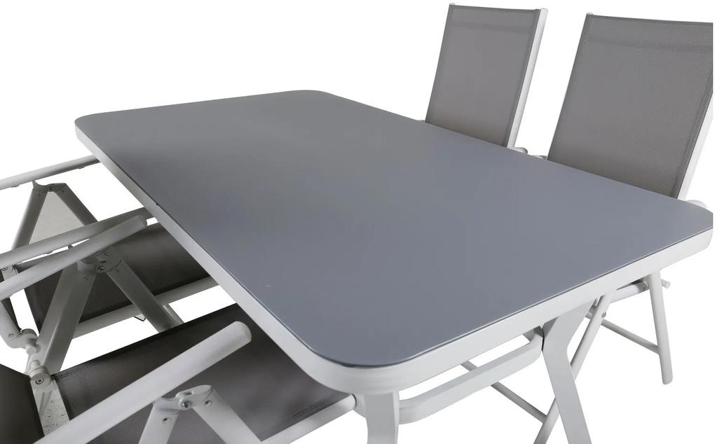 Σετ Τραπέζι και καρέκλες Dallas 1285, Spraystone, 41 kg, Ύφασμα, Μέταλλο | Epipla1.gr