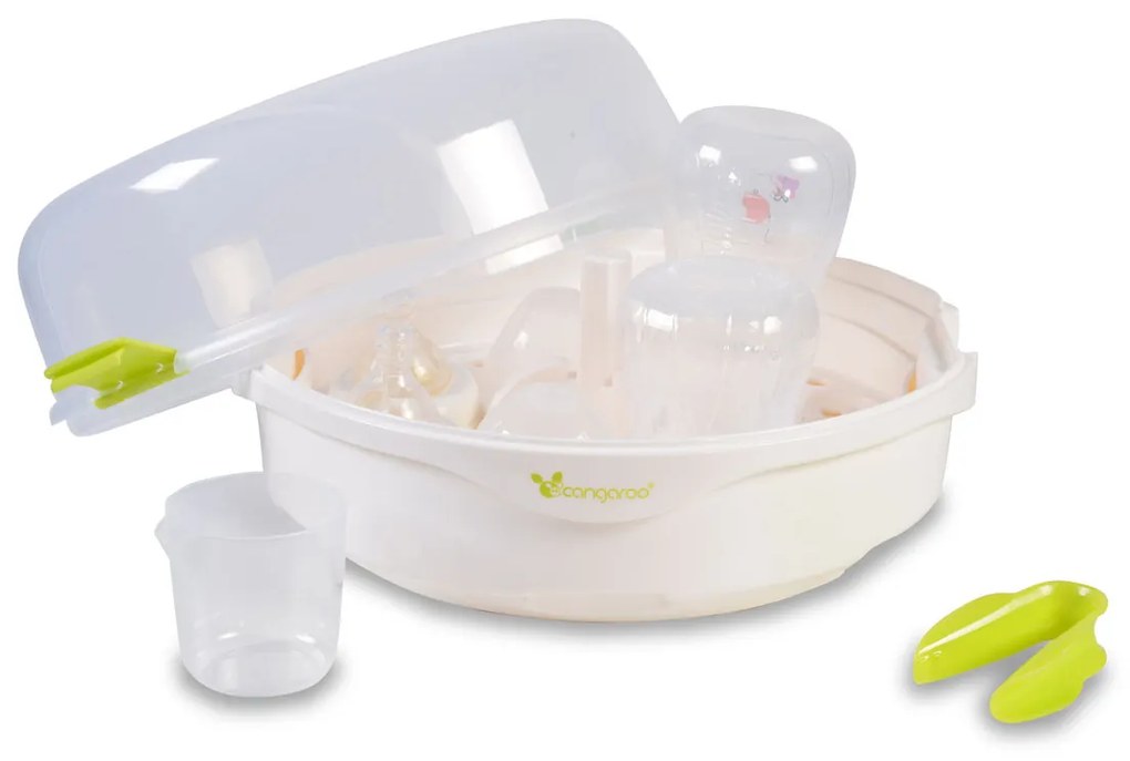 Αποστειρωτής Μπιμπερό & Πιπίλας Για Φούρνο Μικροκυμάτων Cangaroo Fresh White