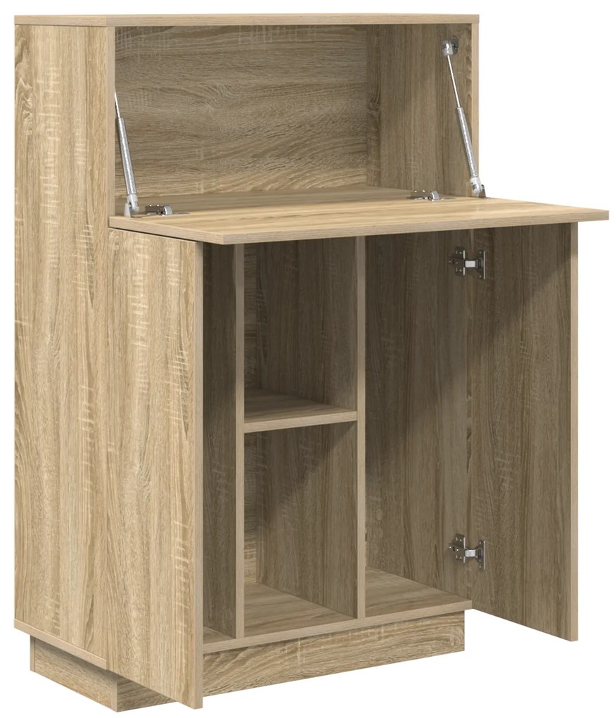 vidaXL Γραφείο Sonoma Oak Sonoma oak Μοριοσανίδα Μεσαίο