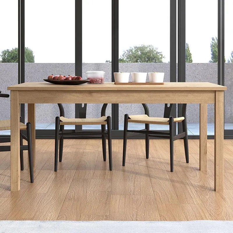 Τραπέζι Τραπεζαρίας Επεκτεινόμενο Narvic Artisan 160(200)x80x77 εκ.