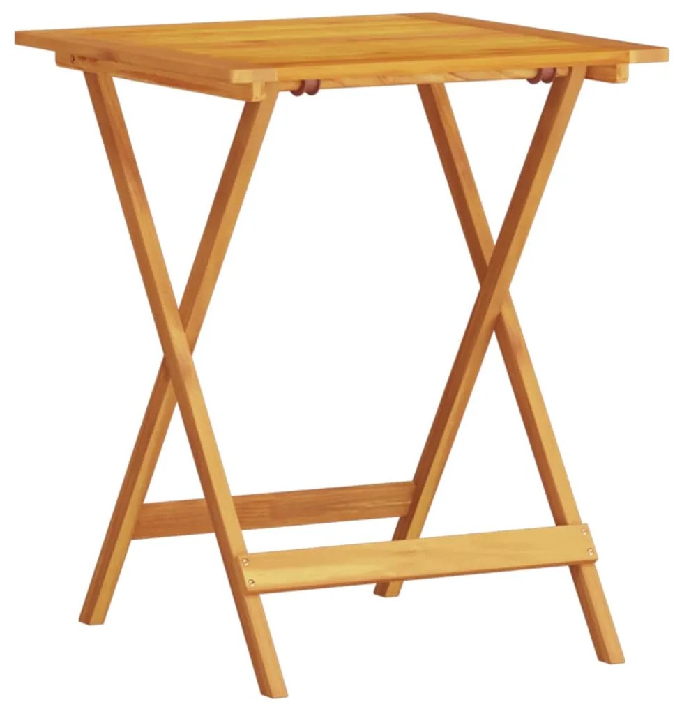 vidaXL Φορητό Σετ Μπιζερί 3 pcs Καφέ Μασίφ ξύλο ακακίας