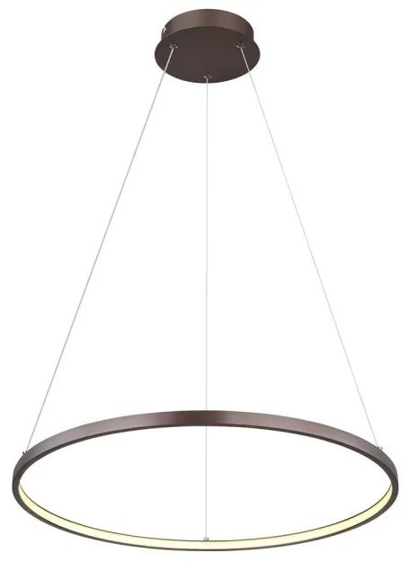 Κρεμαστό Φωτιστικό Οροφής LED 29W Καφέ 1400Lm Ralph 67192-29BR Globo Lighting-67192-29BR-Καφέ 67192-29BR