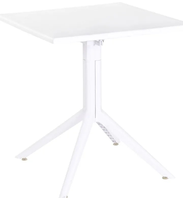 Τραπεζαρία Home ESPRIT Λευκό Μέταλλο πολυπροπυλένιο 70 x 70 x 75 cm