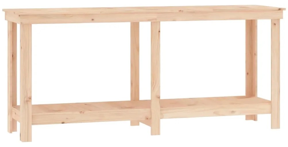 vidaXL Πάγκος Εργασίας 180x50x80 εκ. από Μασίφ Ξύλο Πεύκου