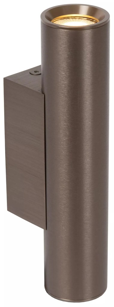 Φωτιστικό Επίτοιχο Lucide 09243-02-97 DUPLA Σκουριά Χαλκού (Rusty)