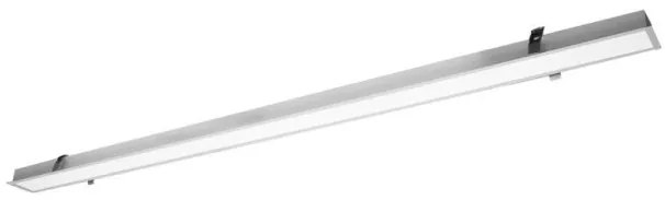 Γραμμικό Χωνευτό Trimless   L3380 4000K Ανοδ. Dim. Station Ultra 3911-04338-4-U-D4 Viokef 3911-04338-4-U-D4 Ασημί