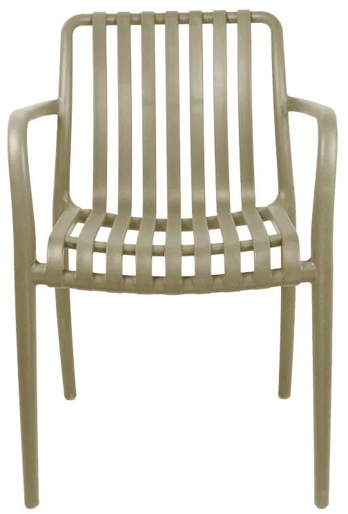 Καρέκλα - Πολυθρόνα Zoi C007 pp σε cappucino απόχρωση 58.5x54x80 εκ. 58.5x54x80 εκ.