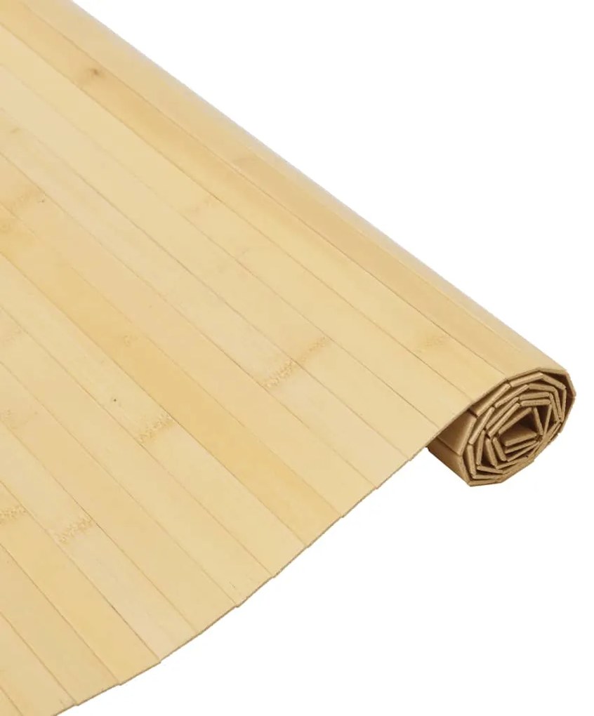 vidaXL Χαλί Ορθογώνιο Ανοιχτό Φυσικό 80 x 300 εκ. Μπαμπού