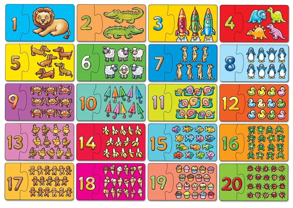 Match and Count Jigsaw Puzzle Orchard Toys