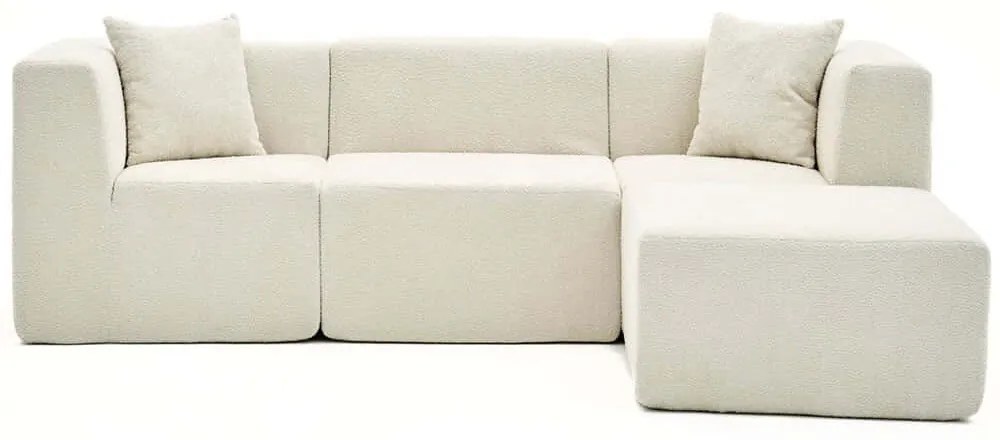Καναπές Γωνιακός Raks 825BLC5269 245x165x70cm Cream