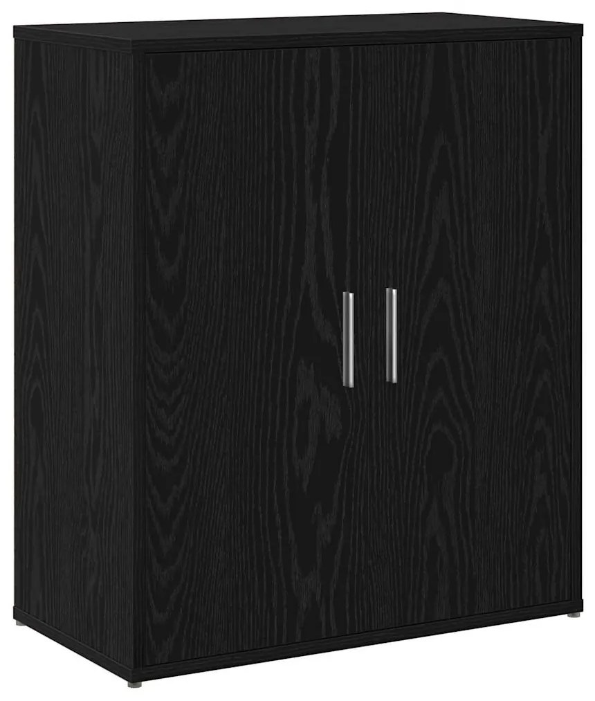 vidaXL Highboard 2 pcs Μαύρη δρυς 60 x 31 x 70 εκ Επεξεργασμένο ξύλο