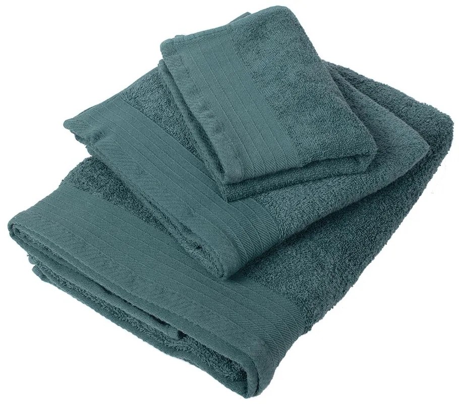 Πετσέτα Πενιέ Petrol DimCol Χεριών 40χ60 100% Cotton