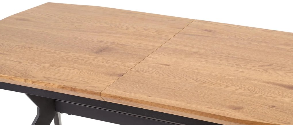 GUSTAVO table golden oak/black DIOMMI V-CH-GUSTAVO-ST