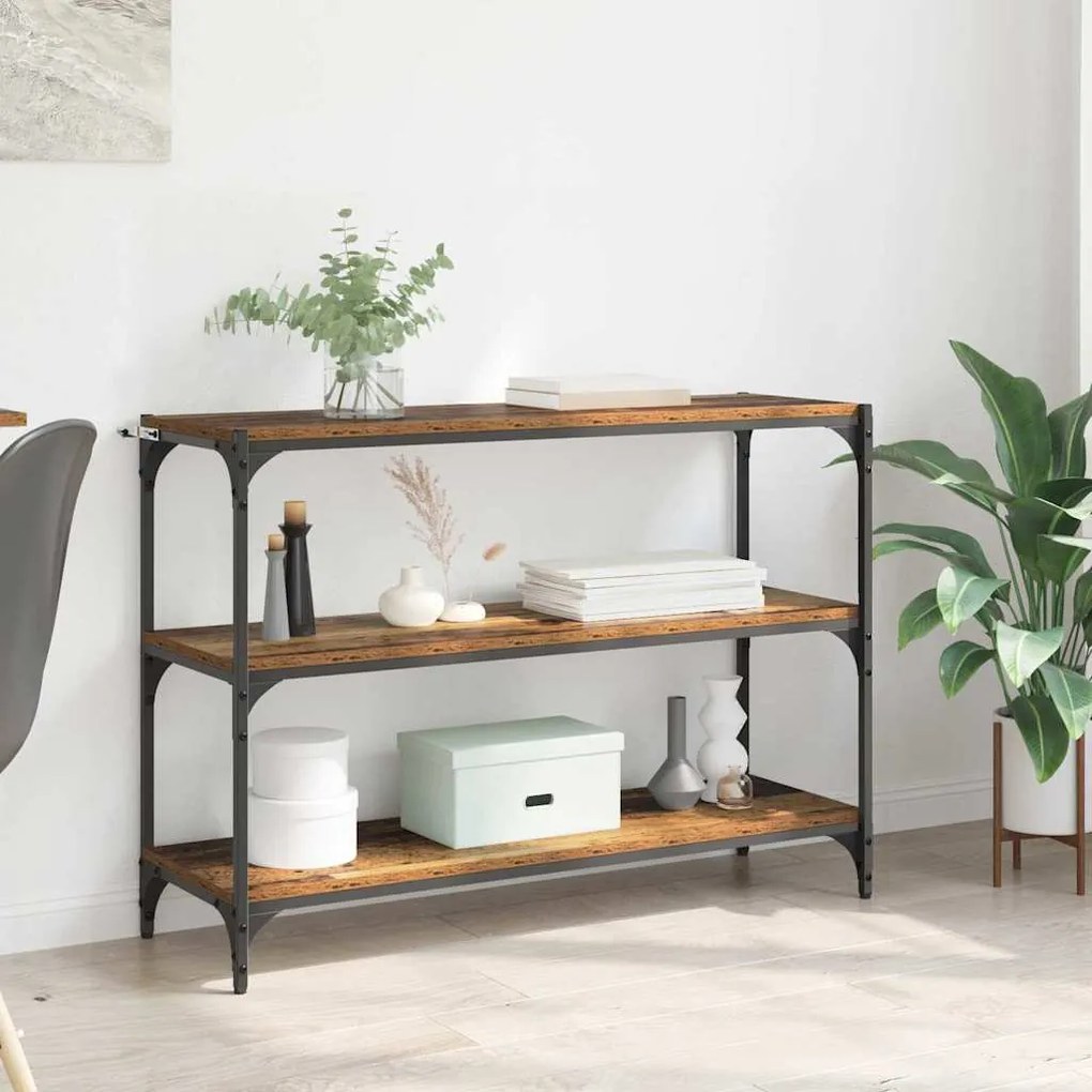 Βιβλιοθήκη Παλαιό ξύλο 100 x 33 x 70,5 εκ.