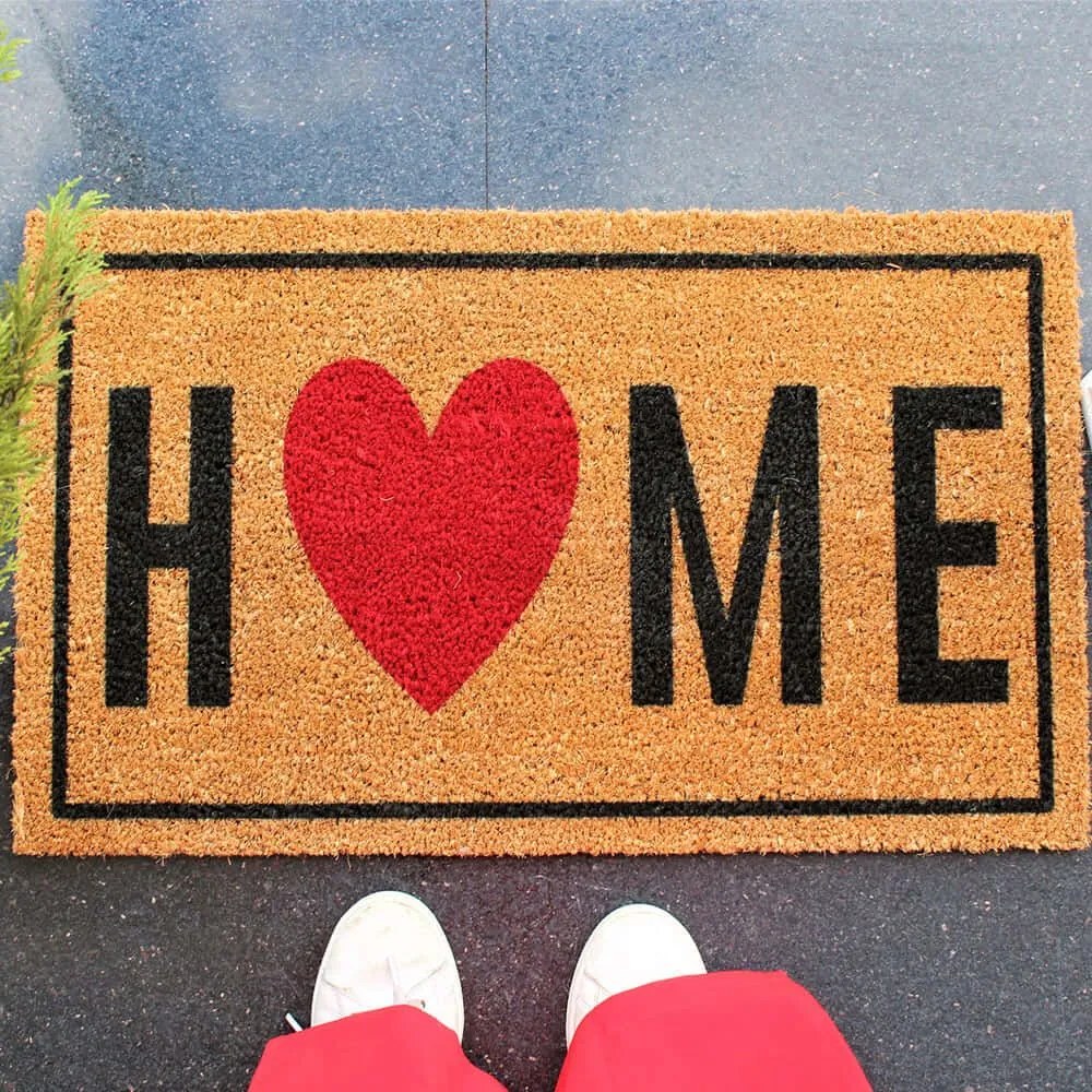 Πατάκι Εισόδου Home Heart 796LMN9811 70x40cm Multi Aberto Design 70x40