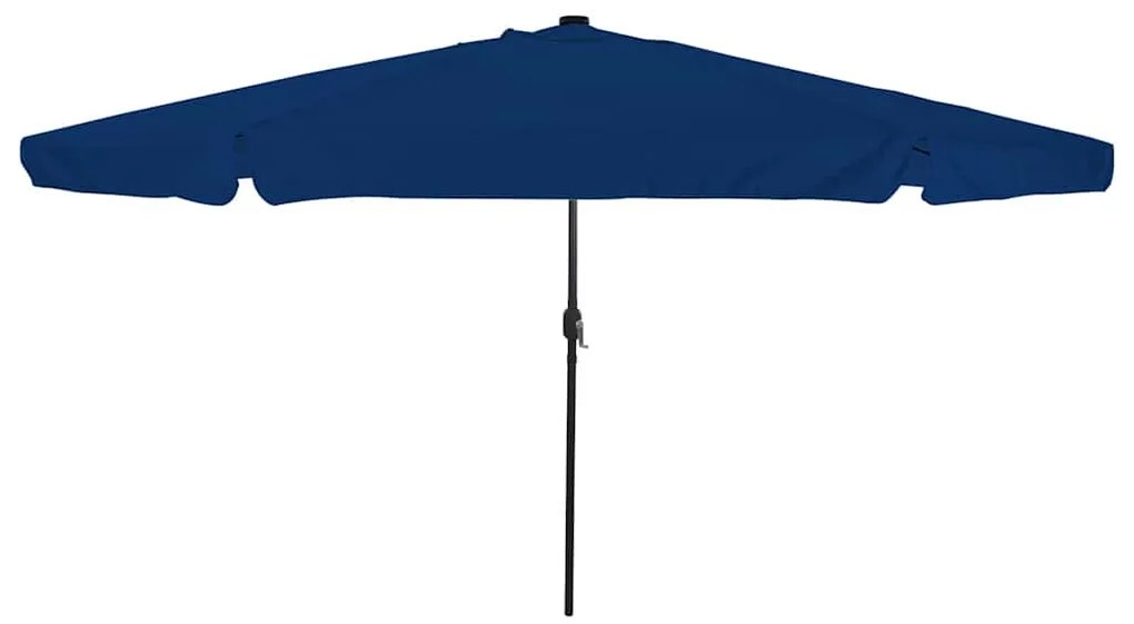 vidaXL Ομπρέλα Κήπου Μπλε, Μαύρο 395 x 395 x 245 εκ.