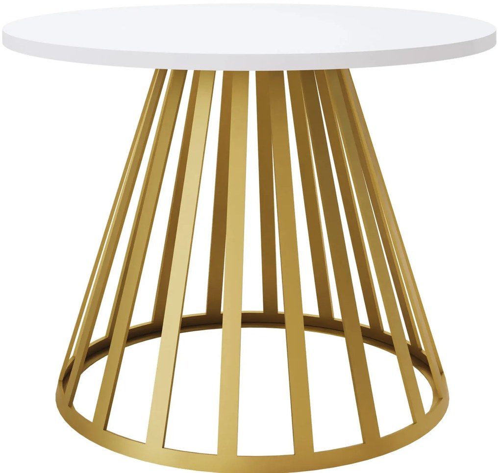 Τραπεζάκι σαλονιού Mokod-Xruso - Leuko