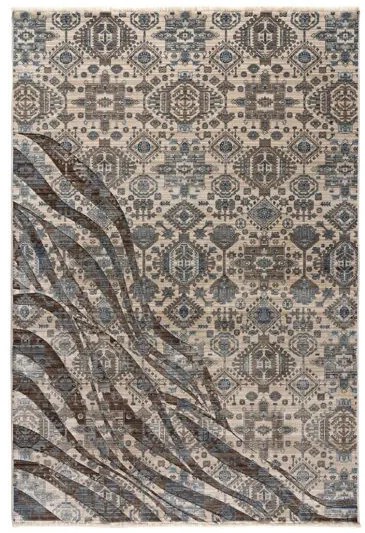 Beauty Home Σετ Κρεβ/ρας 3τμχ Bliss Art 9629 Μπεζ,Μόκα,Μπλε