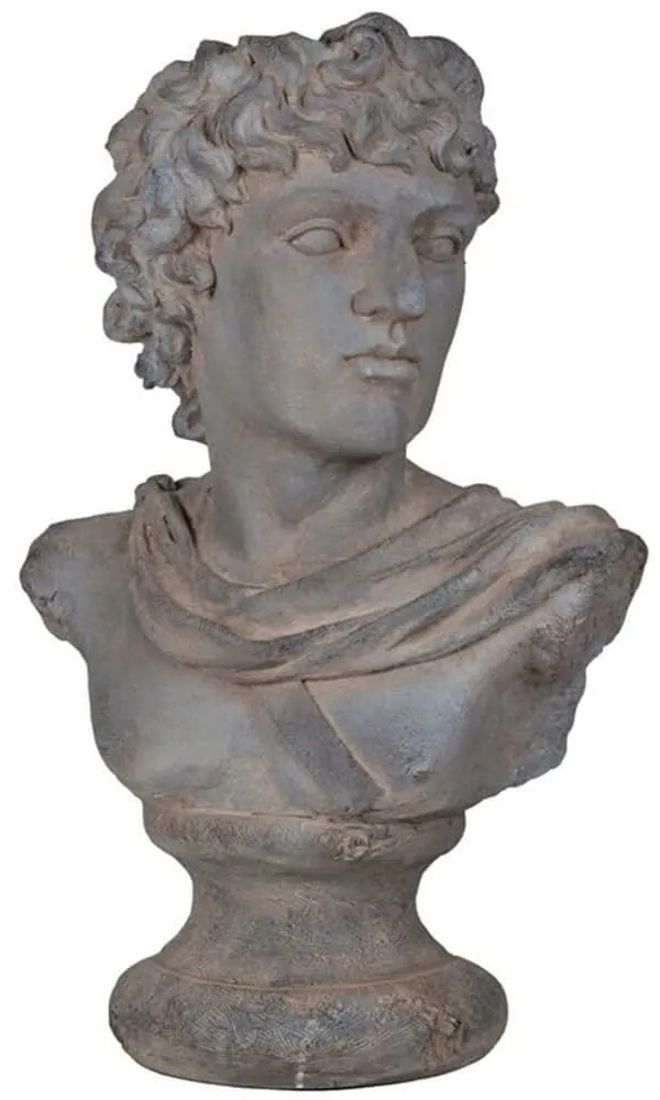 Διακοσμητική Προτομή D77543 50x32x78cm Grey Artekko Magnesium