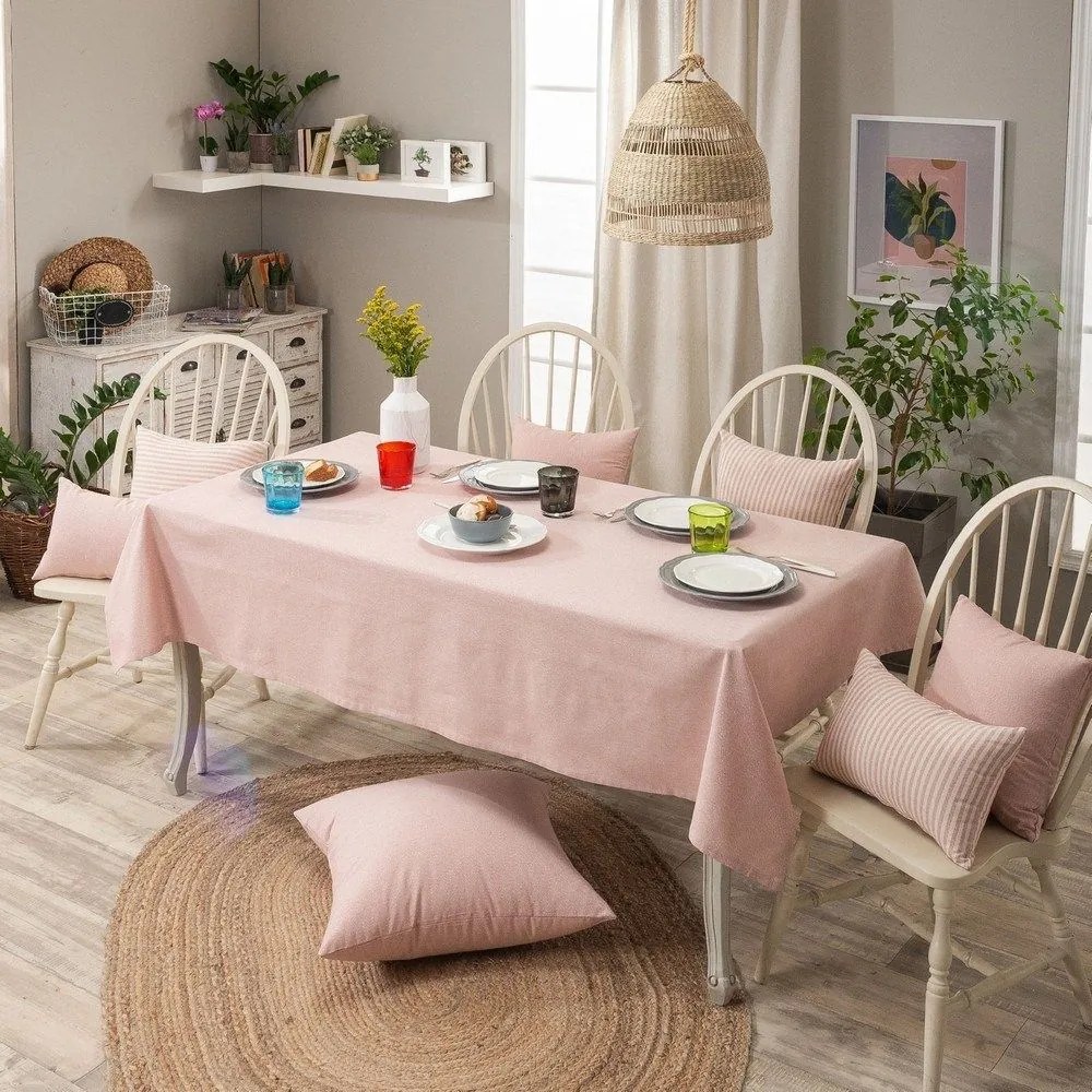 Τραπεζομάντηλο Aragona 06 Pink Teoran 135X180cm Cotton-Polyester
