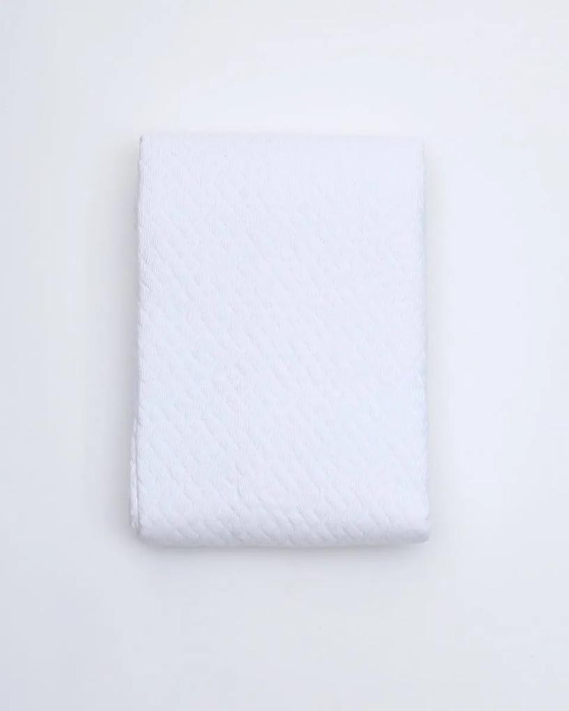 Ζακάρ Πικέ Κουβέρτα Augerinos Υπέρδιπλη (230x260cm) Άσπρο
