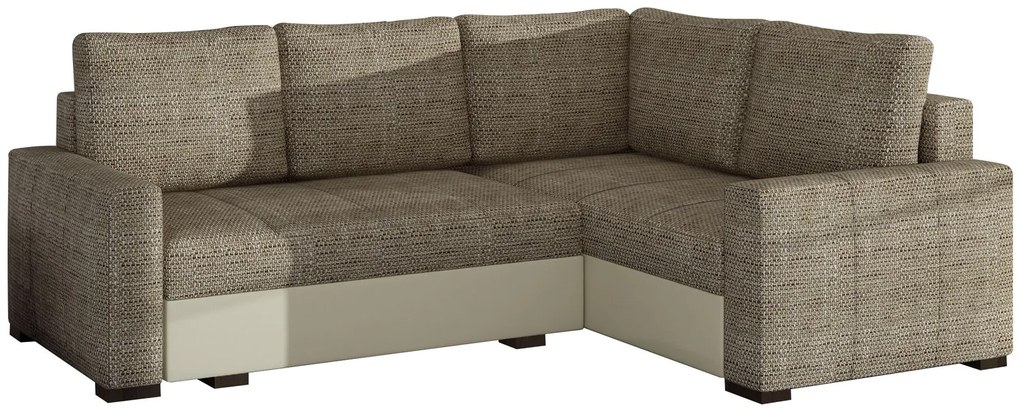 Γωνιακός καναπές Rona-Δεξιά-Μπεζ - 240.00Χ165.00Χ90.00cm