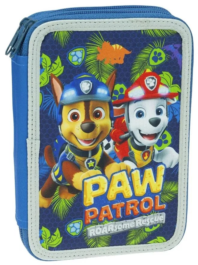 Κασετίνα Διπλή Γεμάτη (15x4x18) Gim Paw Patrol Dino