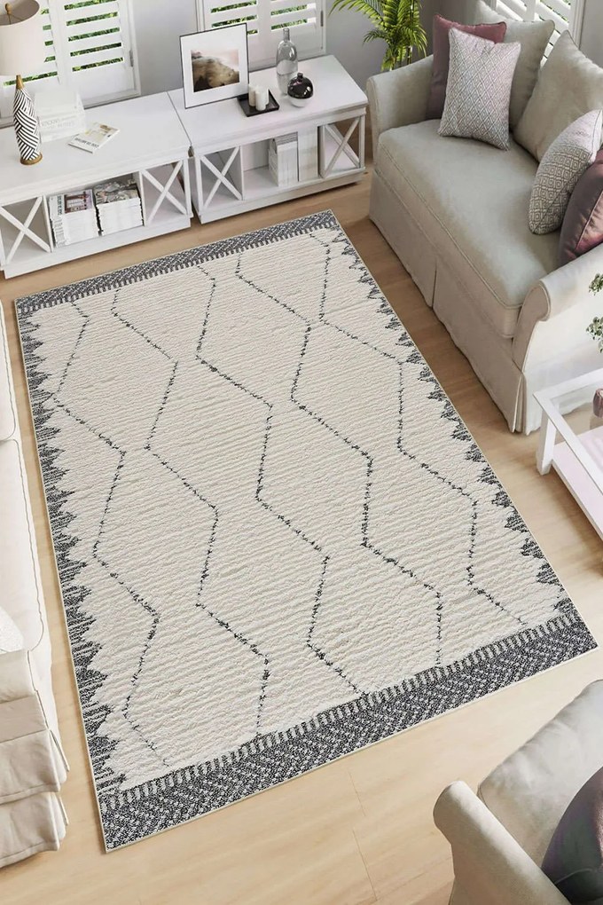 Χαλί W1073 213HFT1671 Ivory-Grey Conceptum Hypnose 160X230cm