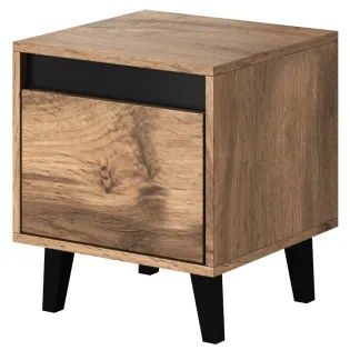 night cabinet NORD votan oak/antracyt DIOMMI CAMA-NORD-DWO/ANT-SZAFKA NOCNA