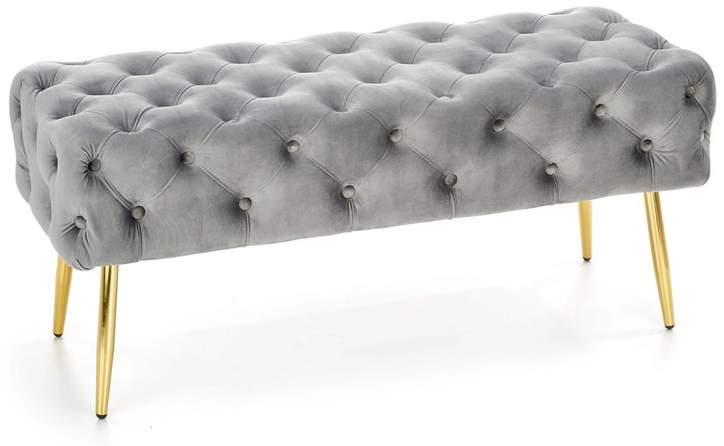ATHENA bench color: grey / gold DIOMMI V-CH-ATHENA-POPIEL DIOMMI-60-20361