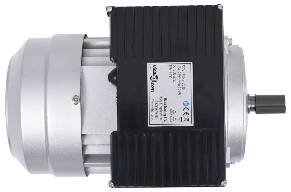 vidaXL Ηλεκτρικός Κινητήρας Μονοφασικός Αλουμινίου 2,2kW/3HP 2800 RPM
