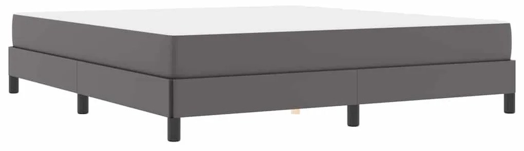 vidaXL Κρεβάτι Άλλο Γκρι 180 x 200 cm Τεχνητό δέρμα