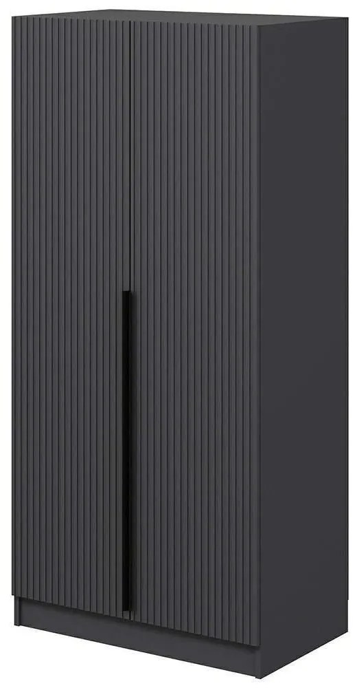 Ντουλάπα Δίφυλλη Kale Plus 506MNR2178 90x52x210cm Anthracite Two Door