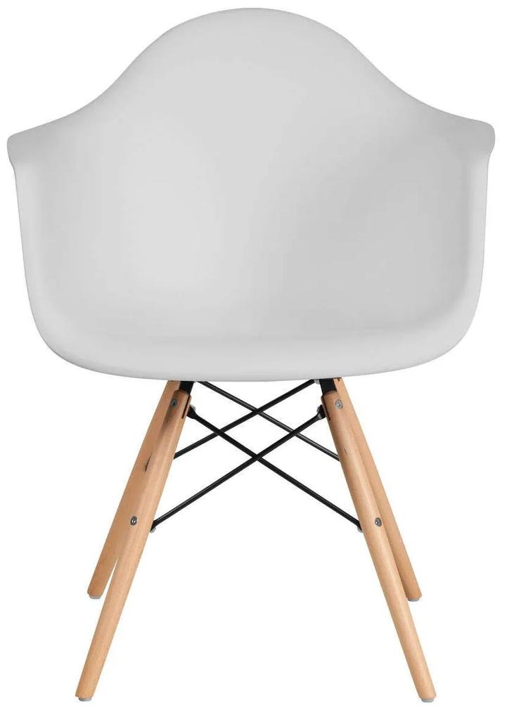 Καρέκλα Casual 65x64x79cm White Σετ 4τμχ Μέταλλο,Πλαστικό
