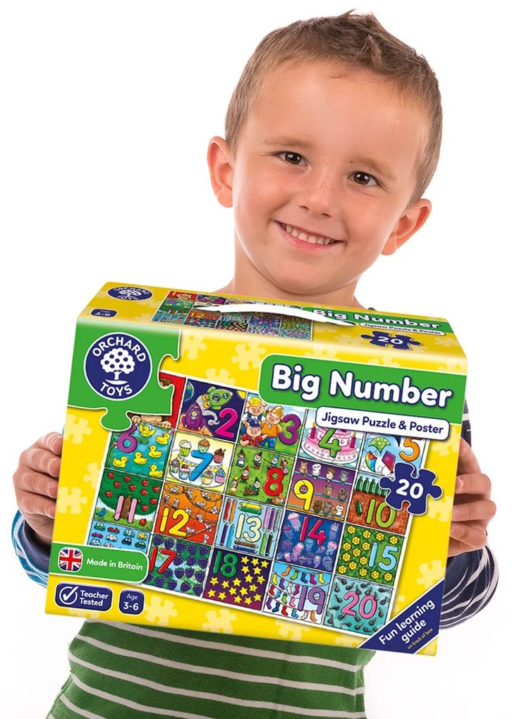 Big Number Jigsaw Puzzle Orchard Toys