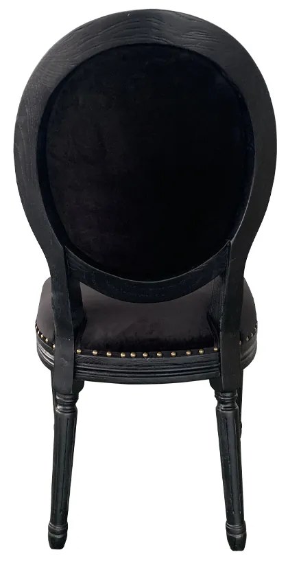 LOUIS ΚΑΡΕΚΛΑ ΜΑΥΡΟ 49x49xH99cm - 03-0917 - 03-0917
