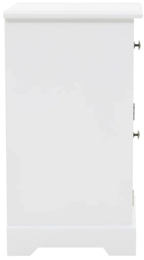 vidaXL Κομοδίνο 35 x 32 x 59 εκ. από MDF και Ξύλο Πεύκου