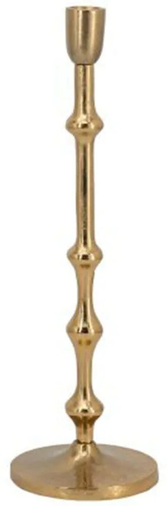 Κηροπήγιο Nail 86863 11,4x11,4x39,4cm Gold Artekko Metal