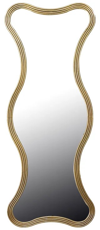 Καθρέπτης Boulen Inart μέταλλο σε χρυσή απόχρωση 51x2x126εκ