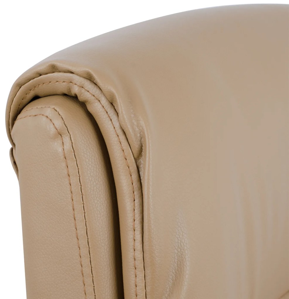 ΚΑΡΕΚΛΑ ΓΡΑΦΕΙΟΥ ZAMORA ΔΙΕΥΘΥΝΤΙΚΗ HM1087.09 ΣΕ CAMEL ΧΡΩΜΑ 51x71x123 εκ.