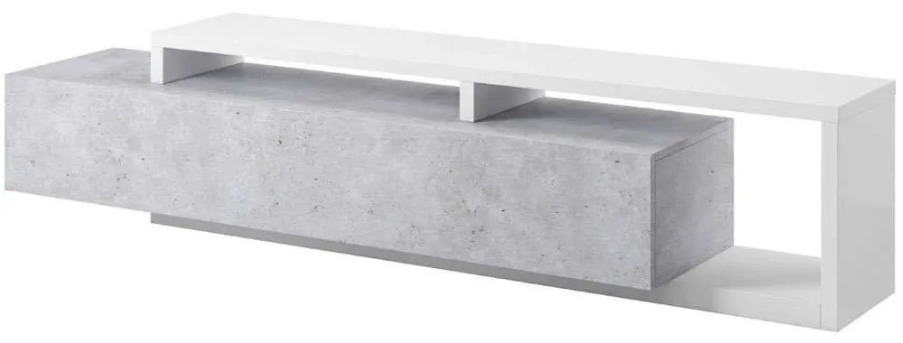 Έπιπλο Τηλεόρασης Bron 16625849 219x45x52cm Grey-White