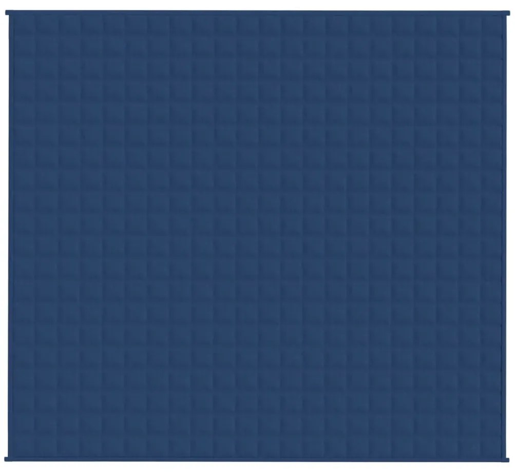 vidaXL Κουβέρτα Βαρύτητας Μπλε 200 x 225 εκ. 13 κ. Υφασμάτινη
