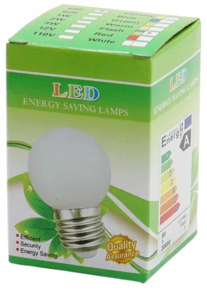 LED ΛΑΜΠΑΚΙΑ E27/1W ΚΙΤΡΙΝΑ ΣΕΤ 10ΤΜΧ TY-LEDLAMP