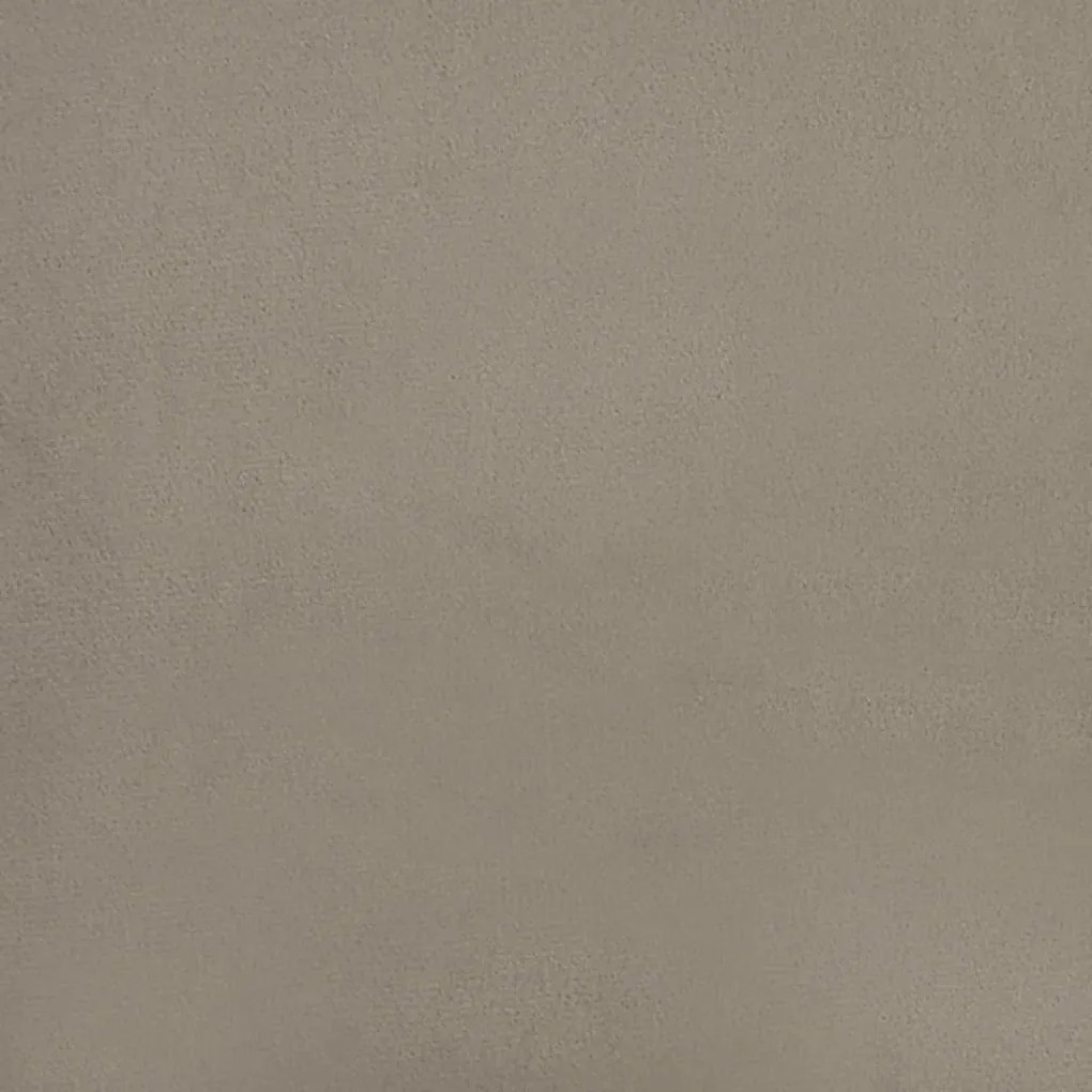 vidaXL Υποπόδιο Ανοιχτό Γκρι 60x60x36 εκ. Βελούδινο