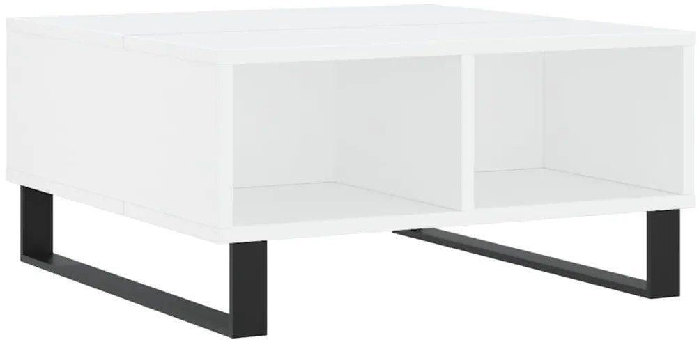 vidaXL Τραπεζάκι Σαλονιού Λευκό 60 x 60 x 30 εκ. Επεξεργασμένο Ξύλο